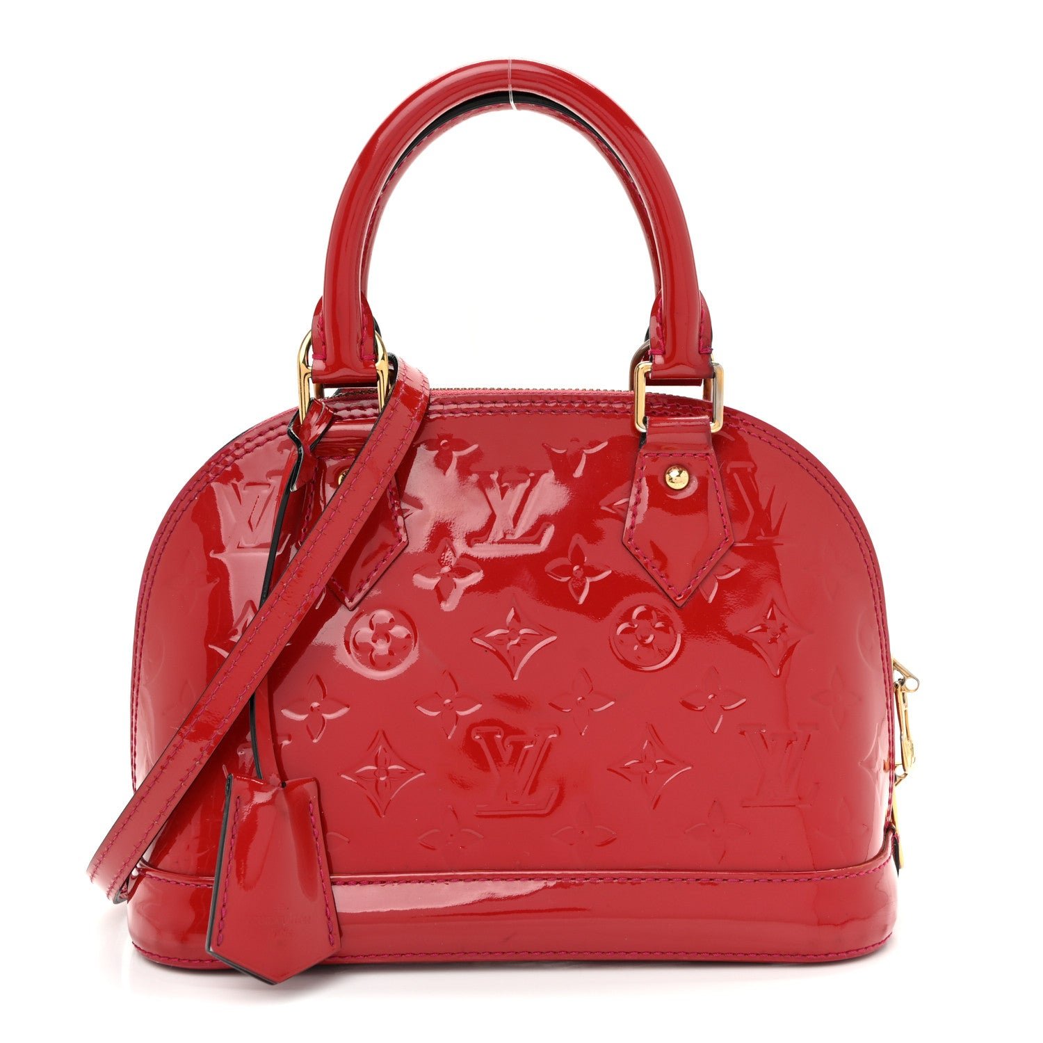 Louis Vuitton Vernis Alma BB Rose Indien