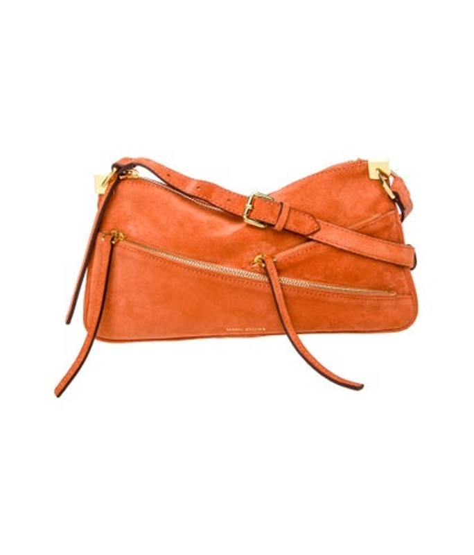 Manu Atelier Atelier Suede Shoulder Bag