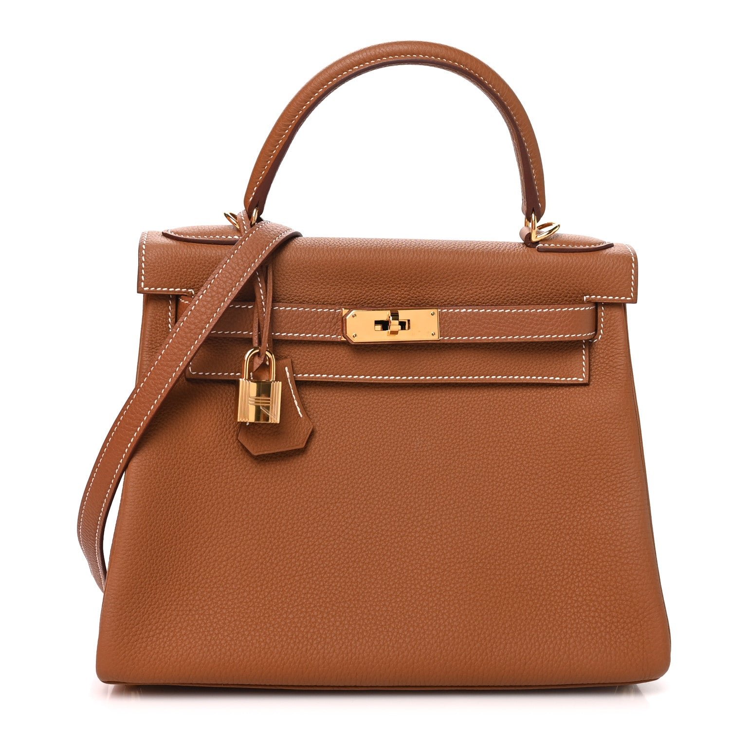 Hermes Togo Kelly Retourne 28 Gold