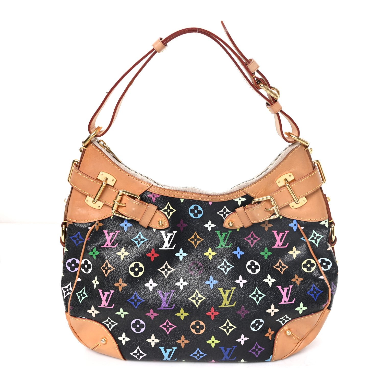 Louis Vuitton Monogram Multicolor Greta Black