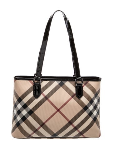 Super Nova Check Top Handle Bag