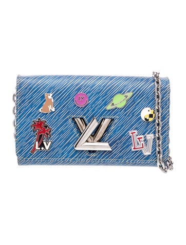 Epi Leather Twist Wallet on Chain