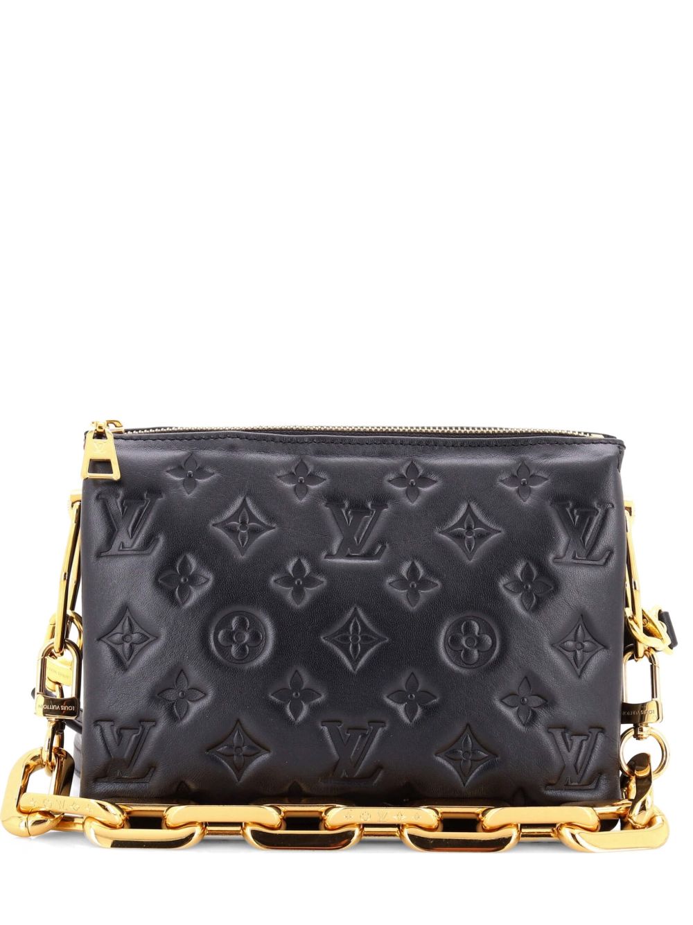 Coussin Bag Monogram Embossed Lambskin BB crossbody bag