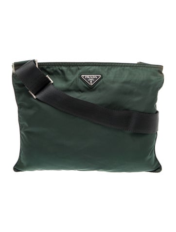Tessuto Nylon Re-Nylon Messenger Bag Medium