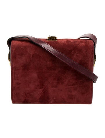 Mark Cross Suede Messenger Bag