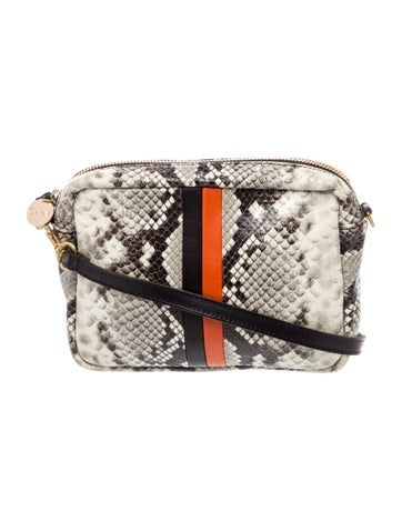Embossed Leather Shoulder Bag