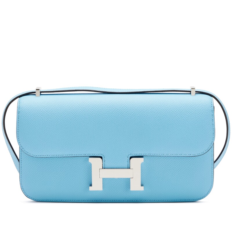 Hermes Bleu Celeste Epsom Constance Elan Palladium Hardware, 2025