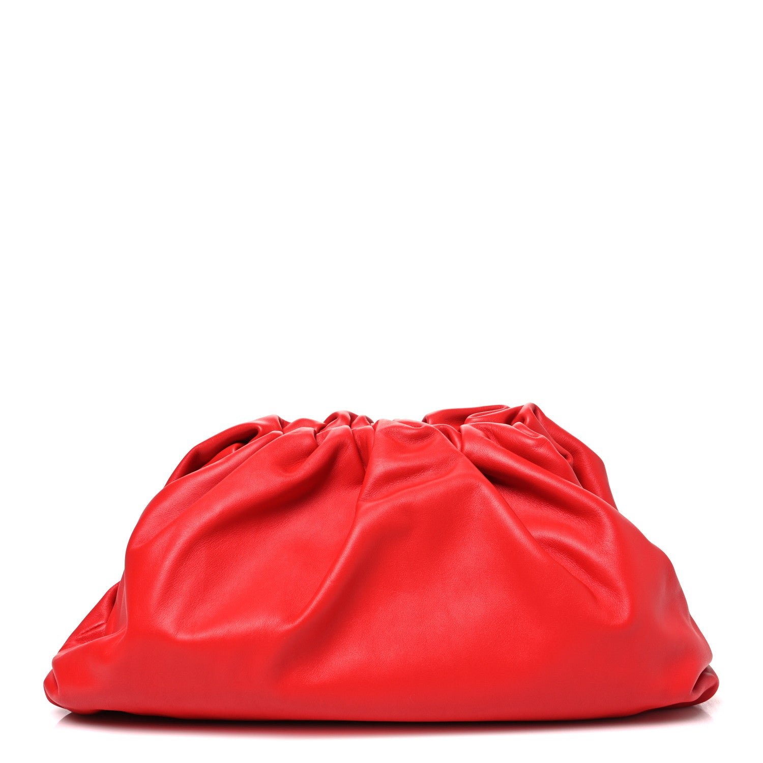 Bottega Veneta Smooth Butter Calf The Pouch Oversized Clutch Nail Polish