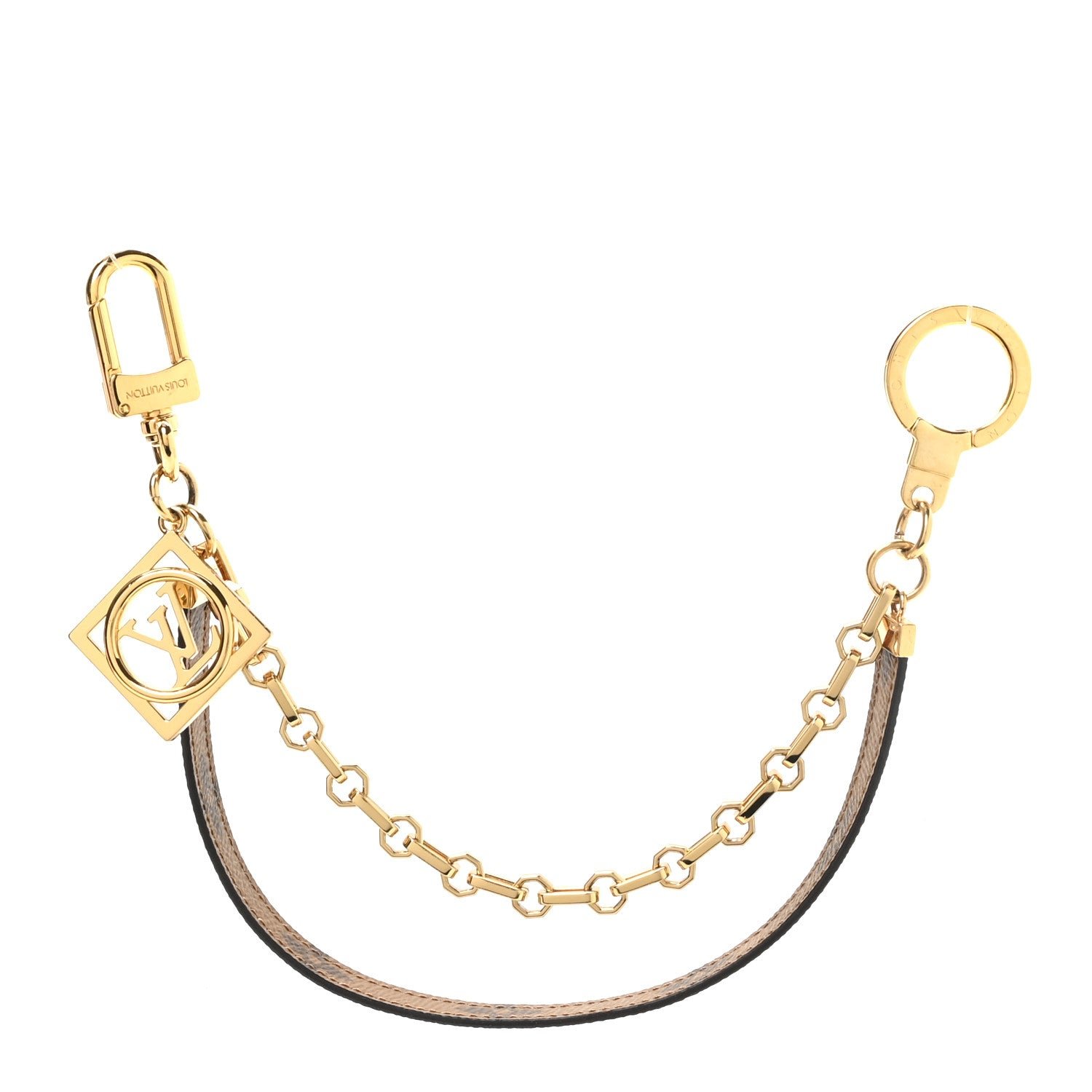 Louis Vuitton Reverse Monogram Dauphine Bag Charm Chain