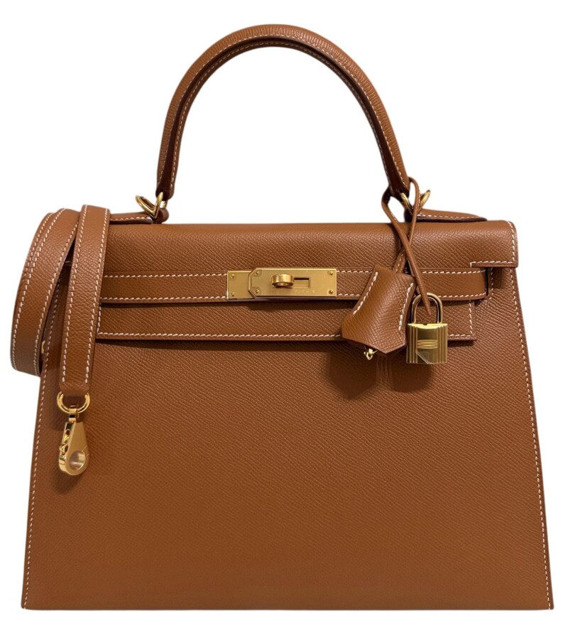 Hermes Gold Epsom Sellier Kelly 28 Gold Hardware, 2022