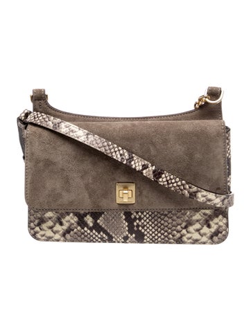 Suede Messenger Bag