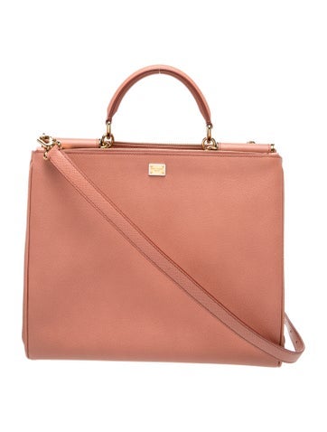 Leather Top Handle Bag