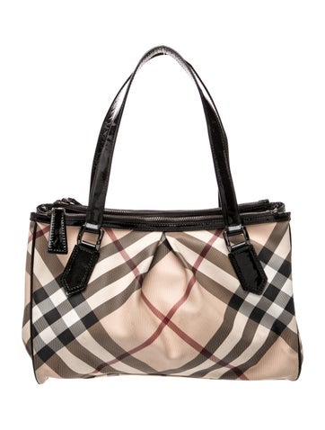 Super Nova Check Top Handle Bag