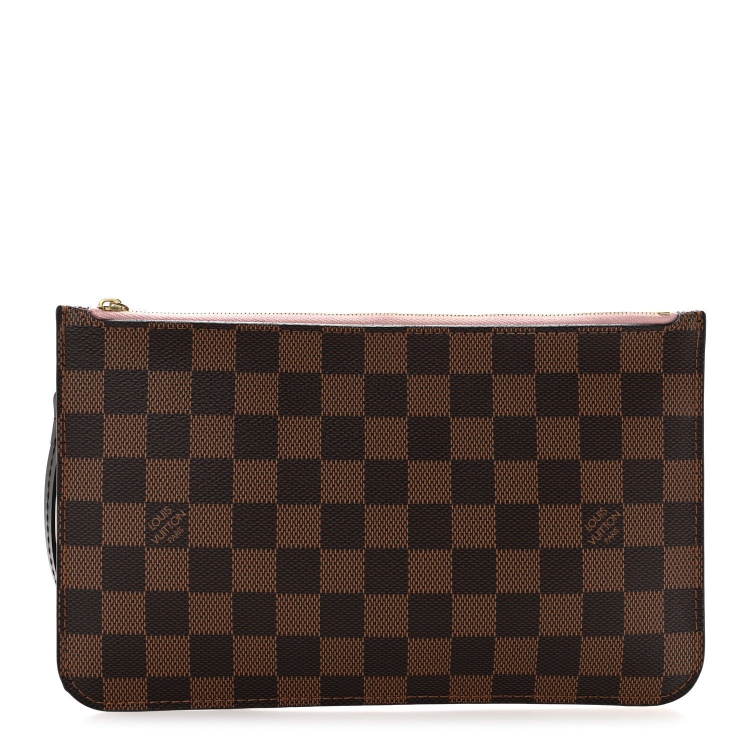 Louis Vuitton Damier Ebene Neverfull MM GM Pochette Rose Ballerine