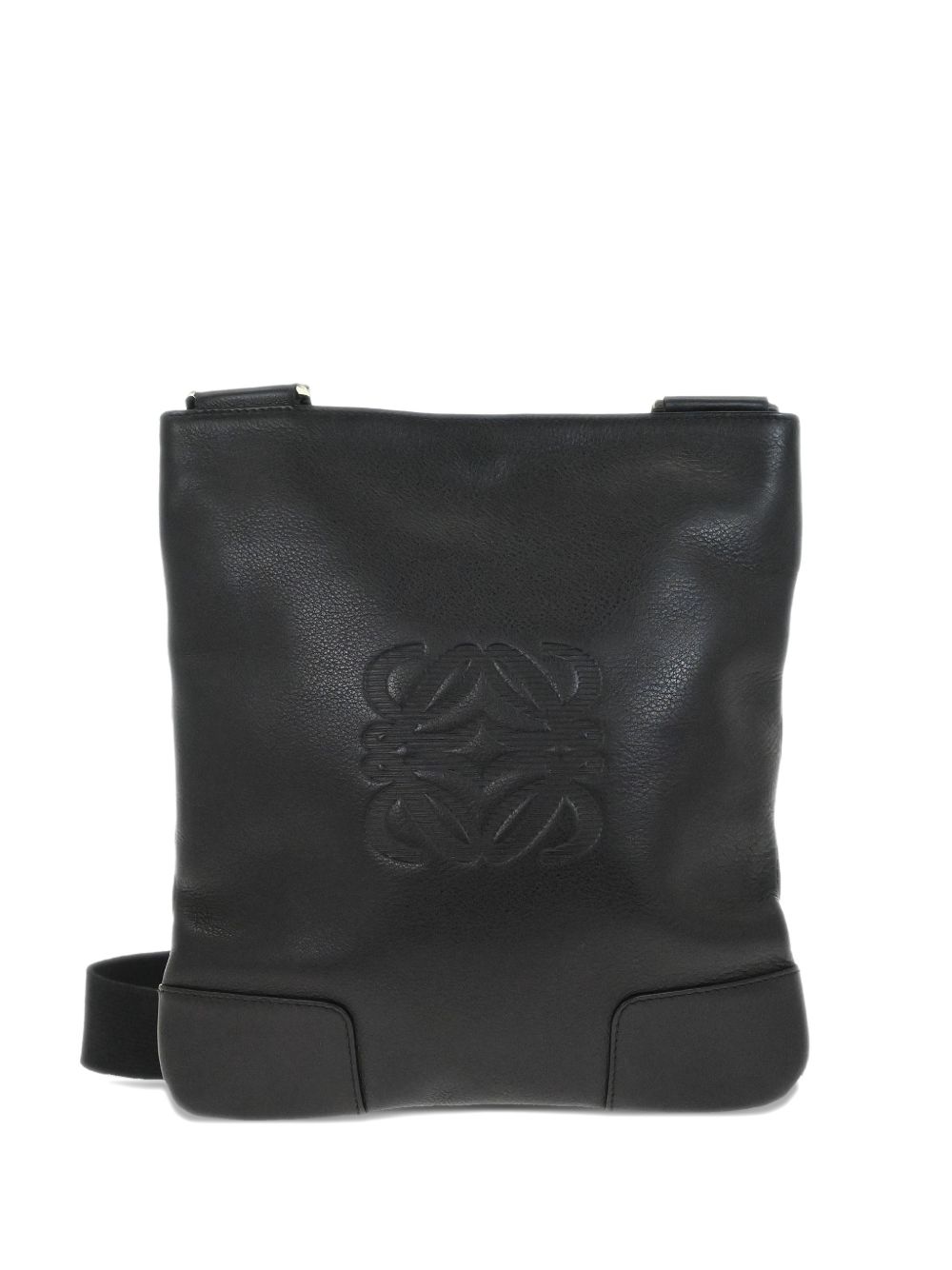 2007 logo-detail leather shoulder bag