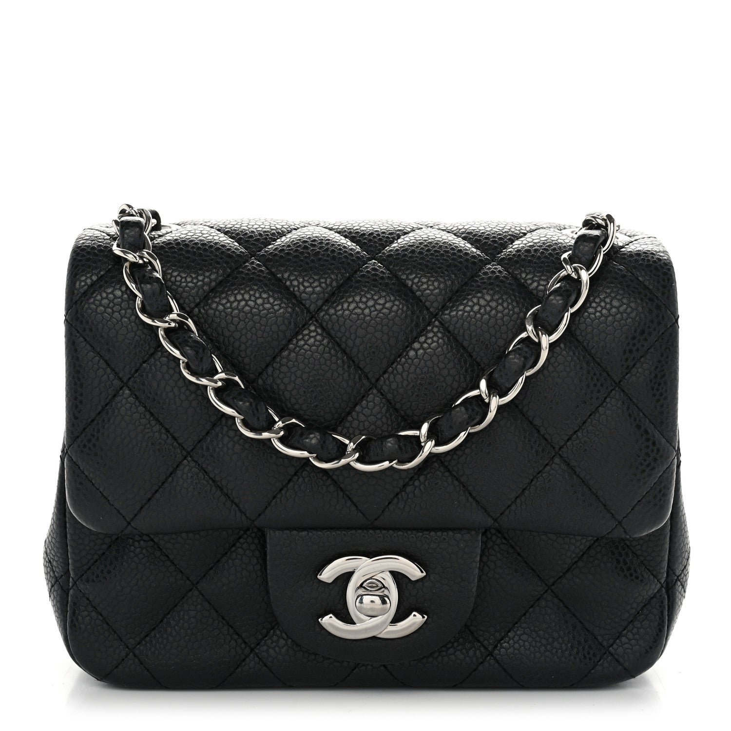 Chanel Caviar Quilted Mini Square Flap Black