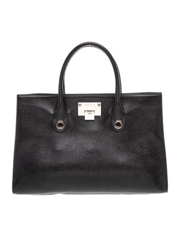 Jimmy Choo Leather Top Handle Bag