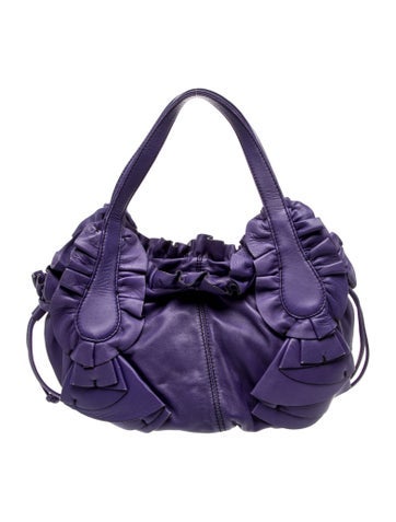 Leather Top Handle Bag