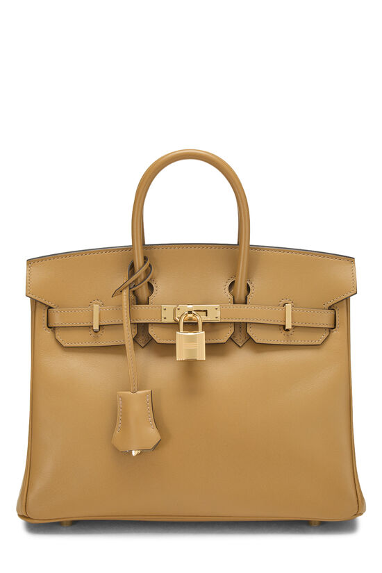 Hermès Biscuit, Poussiere Tadelakt Verso Birkin 25