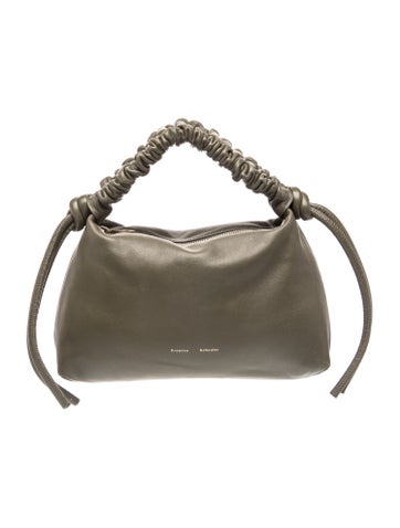 Leather Top Handle Bag