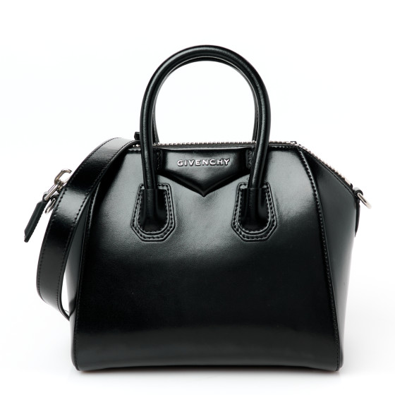 Givenchy Shiny Lord Calfskin Mini Antigona Black
