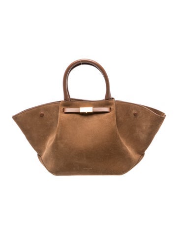Suede The Midi New York Tote Bag Large