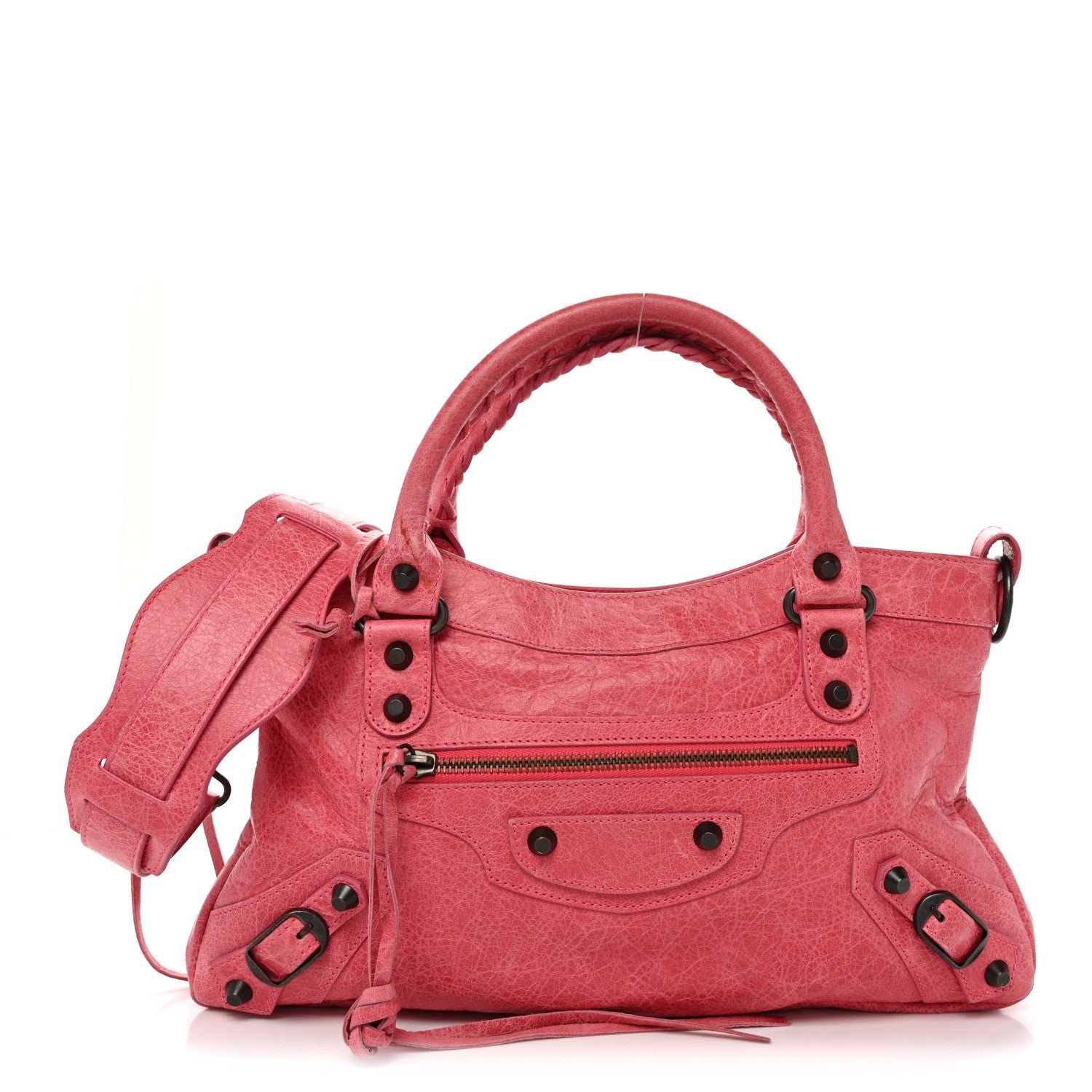 Balenciaga Agneau Classic Hardware First Grenadine