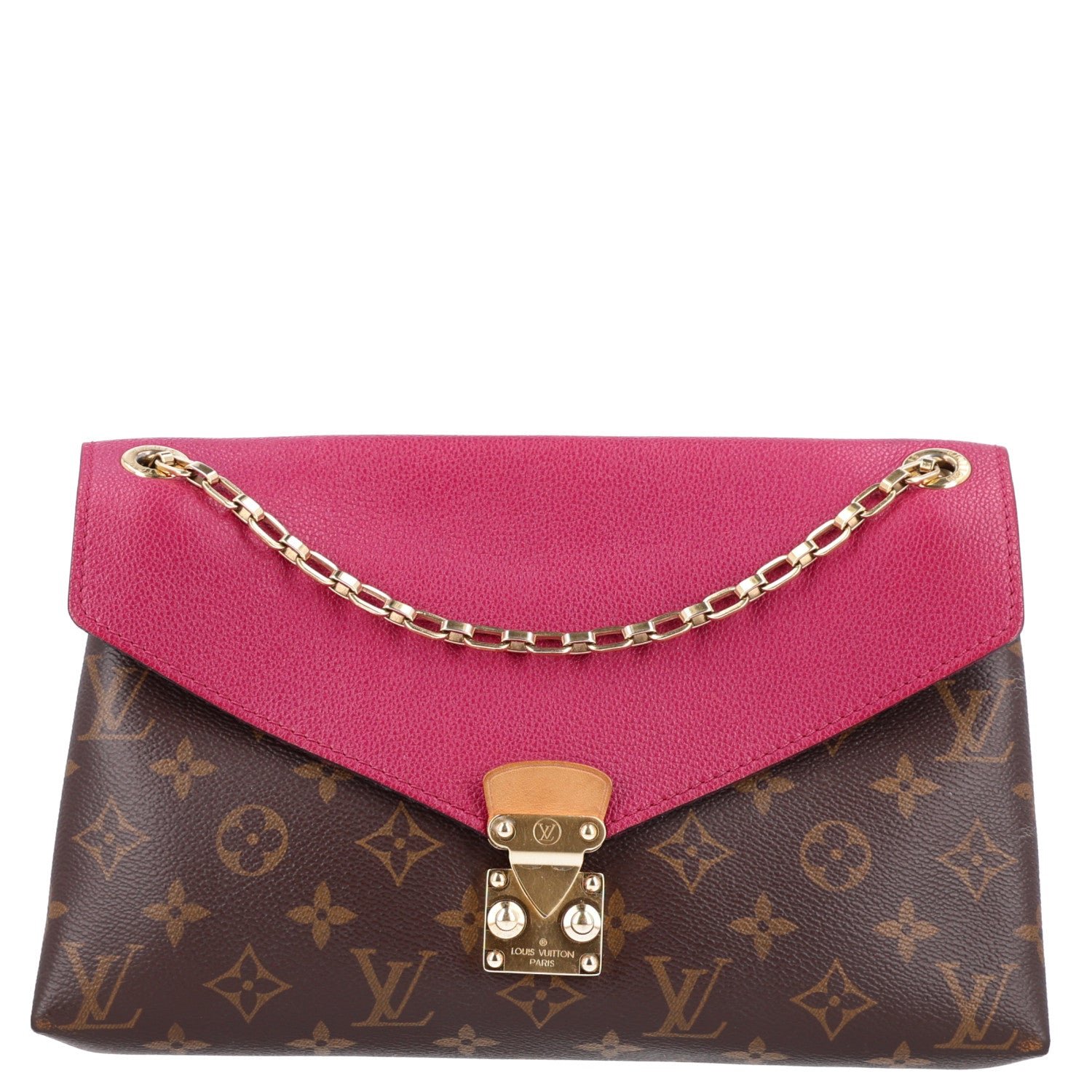 Louis Vuitton Monogram Pallas Chain Grape
