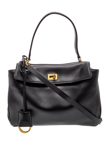 Leather Top Handle Bag