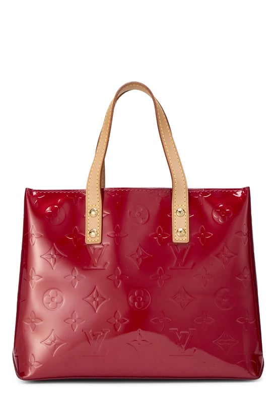 Red Monogram Vernis Reade PM