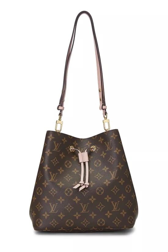 Pink Monogram Canvas Neo Noé