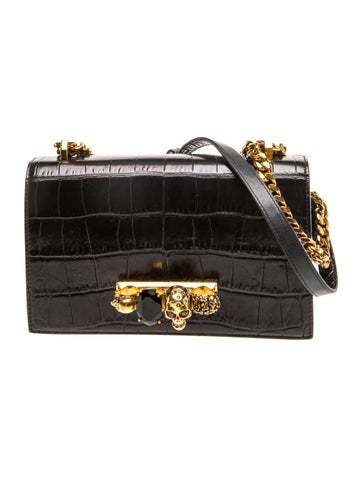 Alexander McQueen Skull Jeweled Knuckle