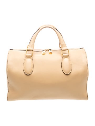 Leather Top Handle Bag