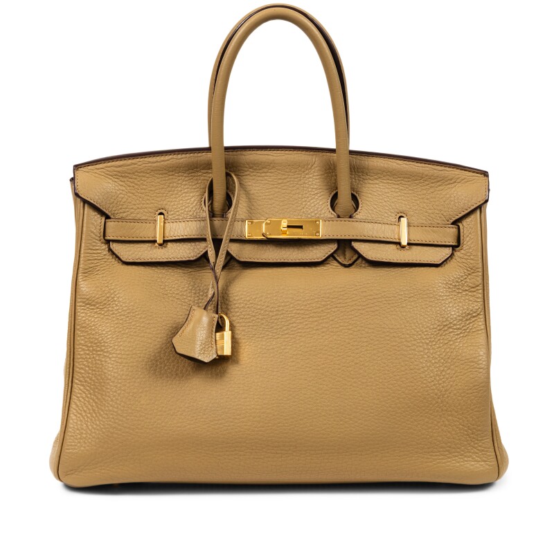 Hermes Trench Clémence Birkin 35 Gold Hardware, 2008
