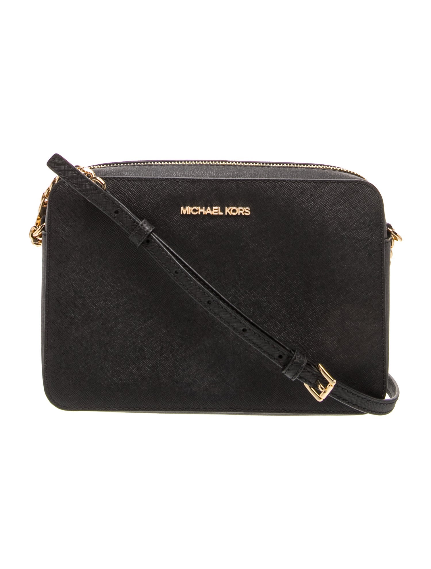 Saffiano Leather Crossbody Bag