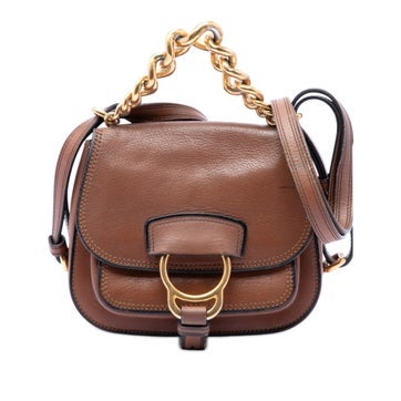 Goat Leather Mini Goatskin Madras Dahlia Satchel