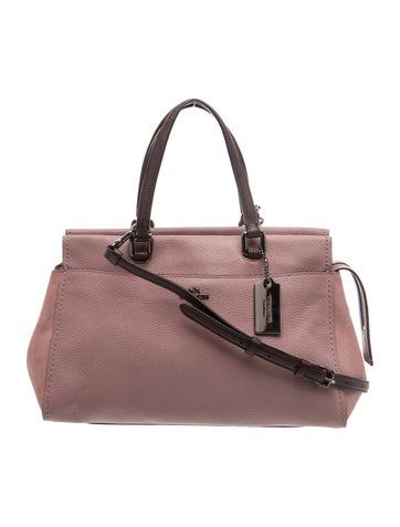 Leather Top Handle Bag