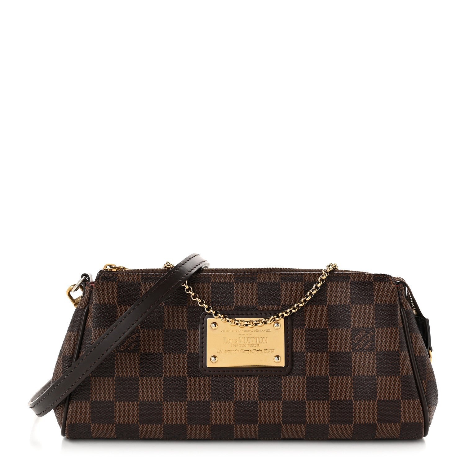 Louis Vuitton Damier Ebene Eva Clutch
