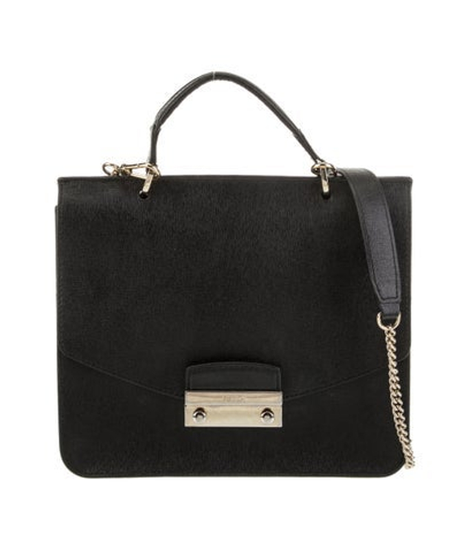 Furla Leather Top Handle Bag