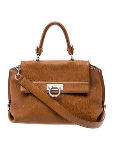 Leather Top Handle Bag