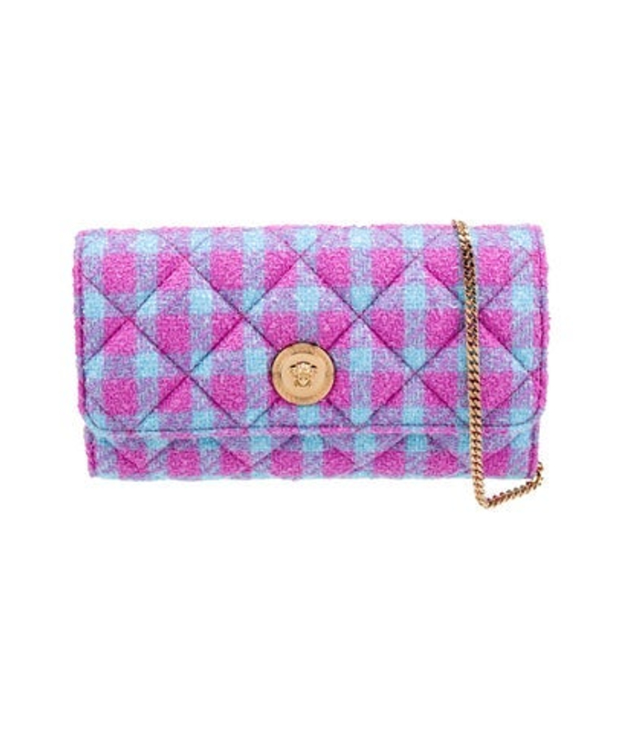 Versace Tweed Clutch