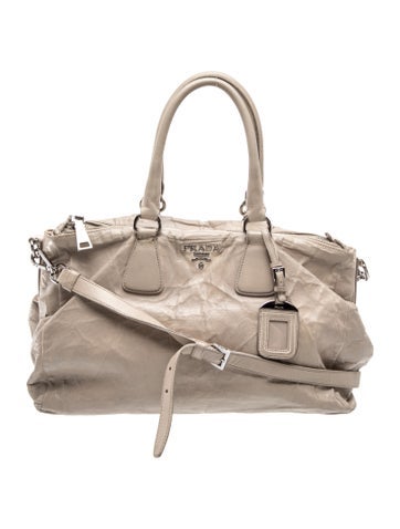 Leather Top Handle Bag