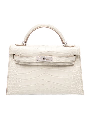 2026 Matte Alligator Mini Kelly II Sellier 20