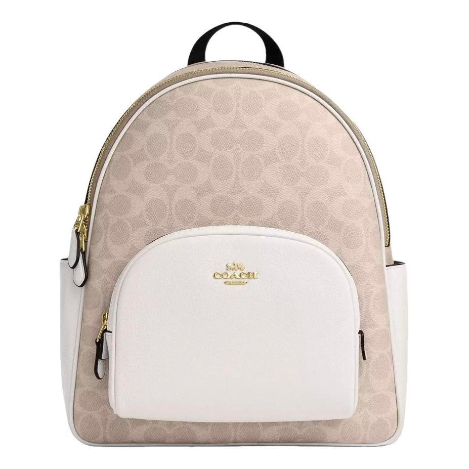 Campus leather backpack