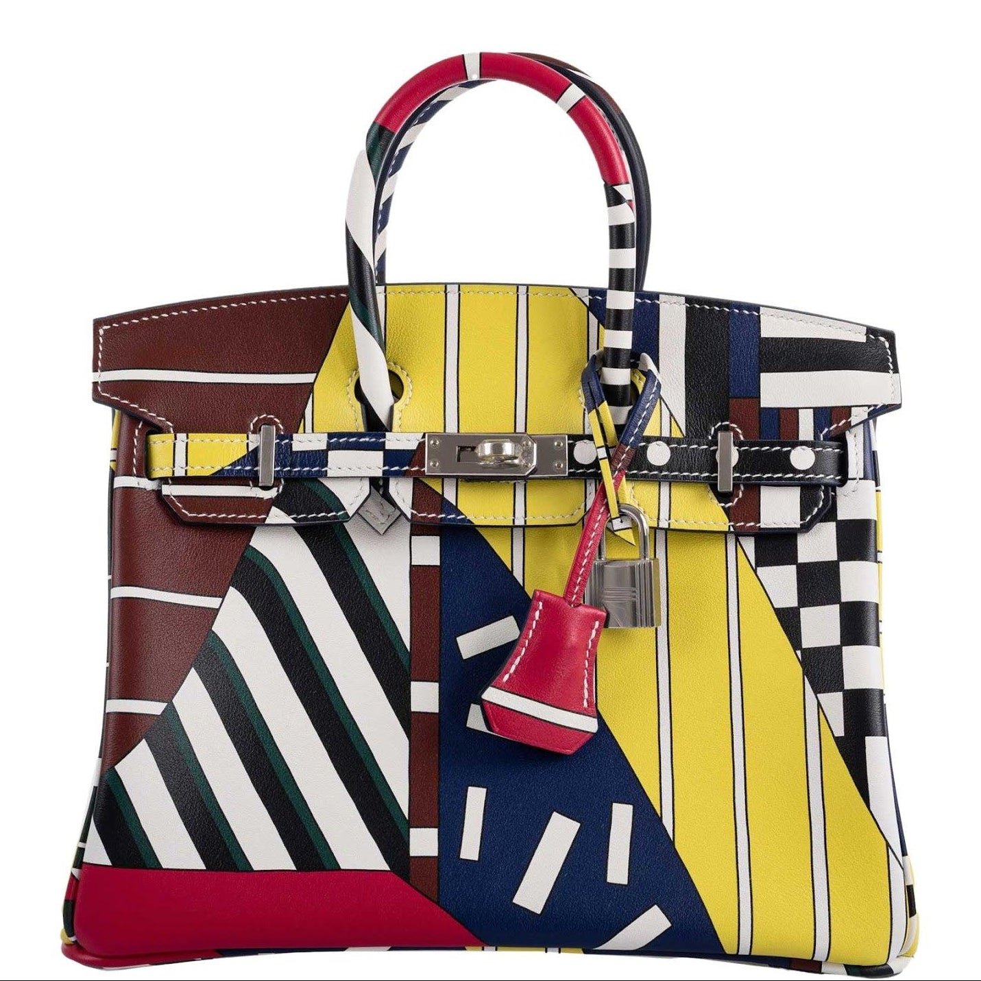 Hermes Hermès Birkin 25 One Two Three and Away We Go Nigel Peake Swift Palladium Hardware
