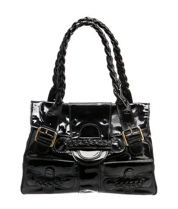Valentino Patent Leather Shoulder Bag