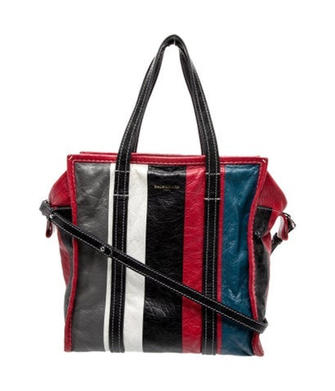 Balenciaga Leather Bazar S Shopper Tote