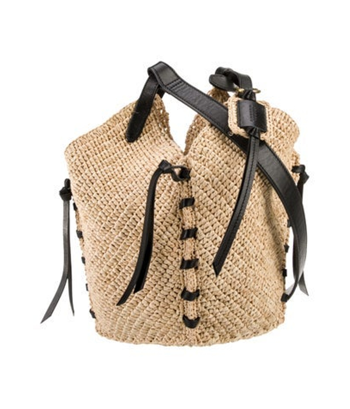 Isabel Marant Marant Raffia Bucket Bag