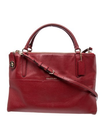 Leather Top Handle Bag