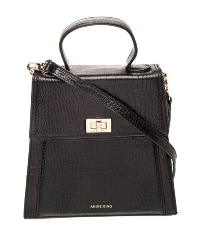 Anine Bing Bing Leather Top Handle Bag